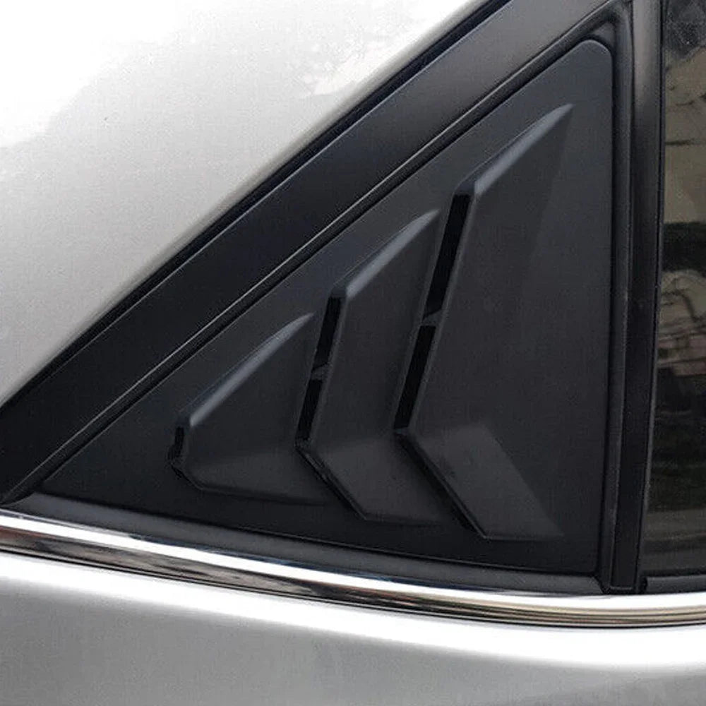 For Toyota Corolla 2014 2015 2016 2017 2018 Car Rear Louver Window Side Shutter Cover Trim Sticker Vent Scoop Carbon Fiber Auto Quake
