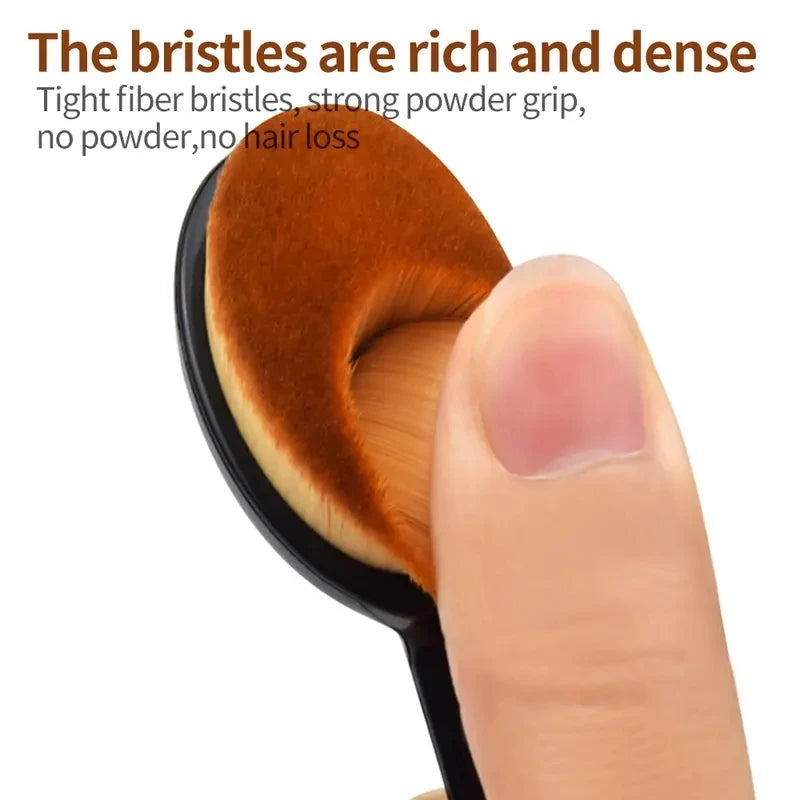 1/2/5/10PCS Large Foundation Brush Toothbrush Shape Makeup Make Up Tool Get Fast Even Application of Creams and Powders Cosmetic Quake