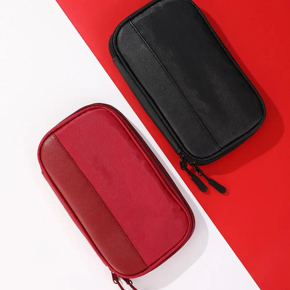 New Oxford Pen Bag Ultra-thin Portable Stationery Pouch Multi-functional Stationery Organizer Students Gift Quake