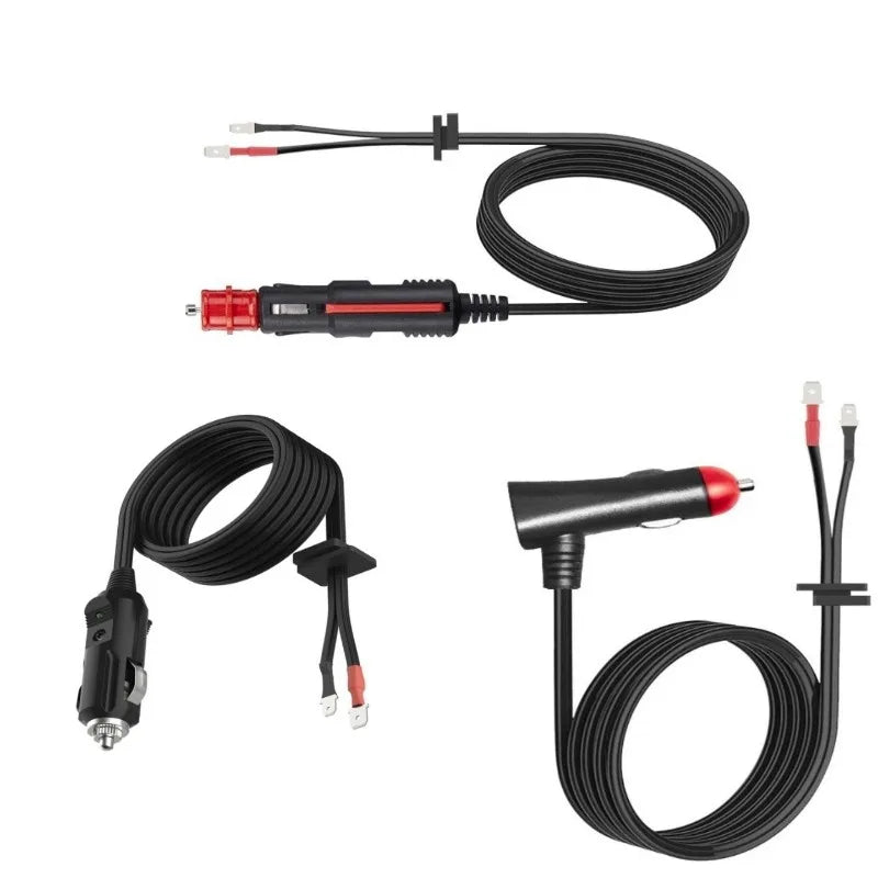 12AWG Car Cigarette Lighter Plug Cable Fused Replacement Power Cord for Thermoelectric Cooler Portable Cooling Freezer Quake