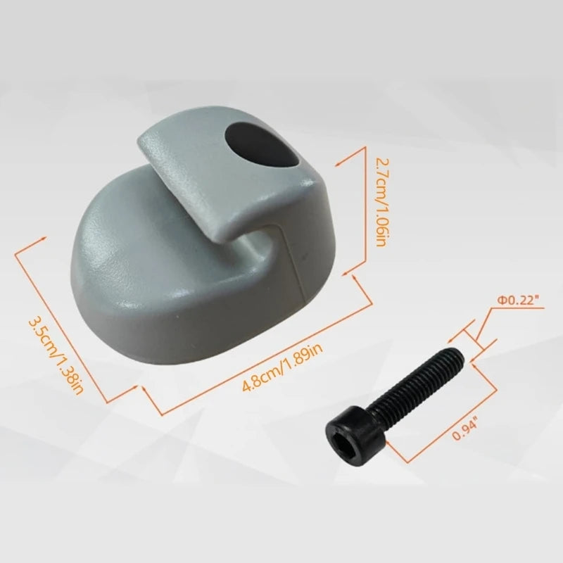 2 Pieces Truck Sun Shade Clip Gray Interior S161023-661 ABS Construction Works With Vehicle Types Simple Assembly H8WE Quake