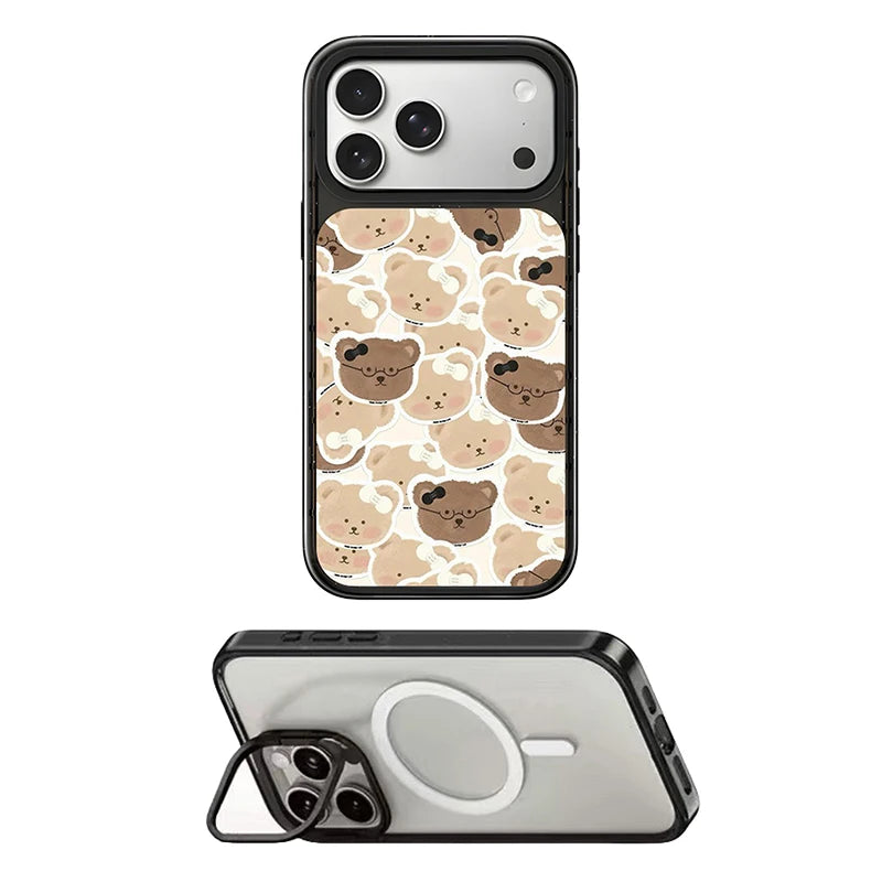 6092077 Impact Case - Mirror / Glaze Magnetic Cover: Compatible with IPhone 18 17 Pro Max 18Pro Quake stand (MagSafe) 5 for iPhone 17 Pro