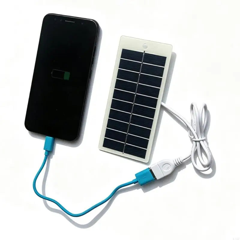 Travel USB Sun Board with Cell Array Layout for Small Devices, 5V Output Unit for Camping Hiking Outdoor Carry and K1KF Quake