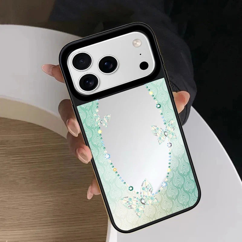 6090742 Mirror Surface Magnetic Phone Case Cover for IPhone 13 14 15 16 17 18 Pro Max Case Quake