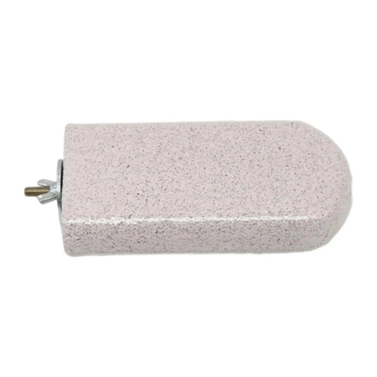 Bird Perch Parrot Stand Toy Groomer Beak Grinding Stone for Macaws, Finches, And Parrots Grooming Quake Gray