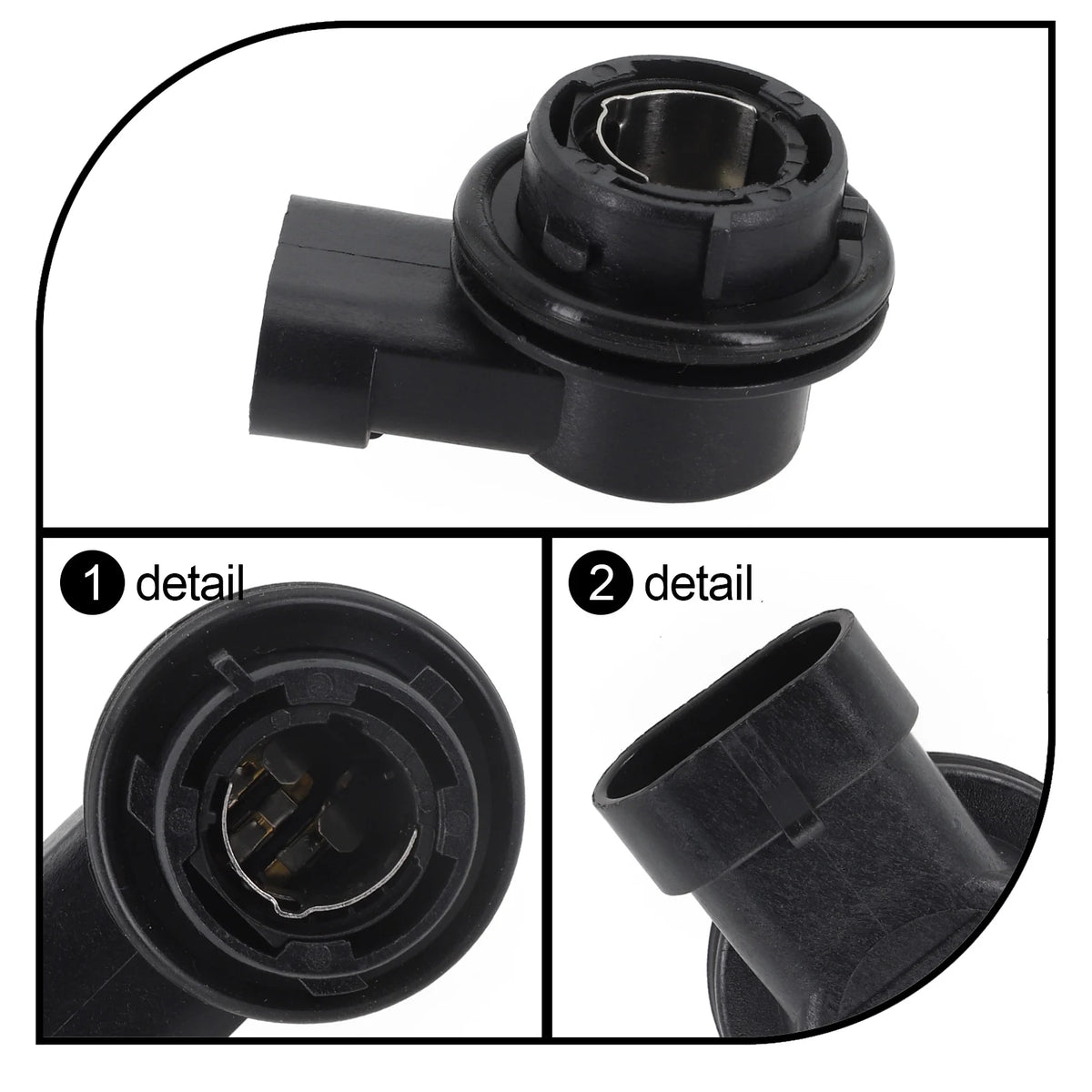 1PCS Car Light PY21- Bulb Lamp-Holder Socket For Jeep For Renegade Car Base Bulb Socket Lamp Nylon Accessories For The Car Quake