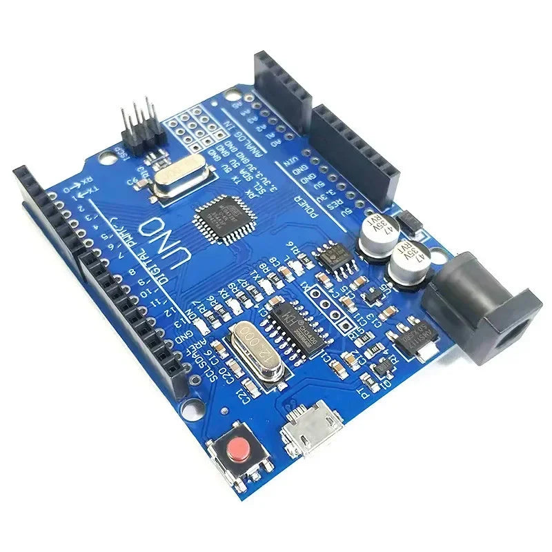 For -UNO -R3 Development Board ATMEGA328P- CH340-ATEGA16U2 Compatible For Arduino with Cable R3 Proto Shield -Expansion Board Quake