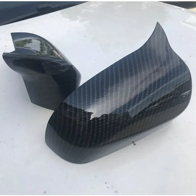 For Toyota Corolla Camry Aygo 2014-2018 Car Rearview Side Mirror Cover Wing Cap Sticker Exterior Door Rear View Case Trim Carbon Quake