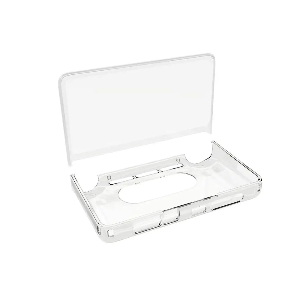 For AYN THOR Flip Protective Cover Clamshell Console Transparent TPU Case Full Wrap Anti Scratch Shockproof Gaming Accessory Quake Transparent
