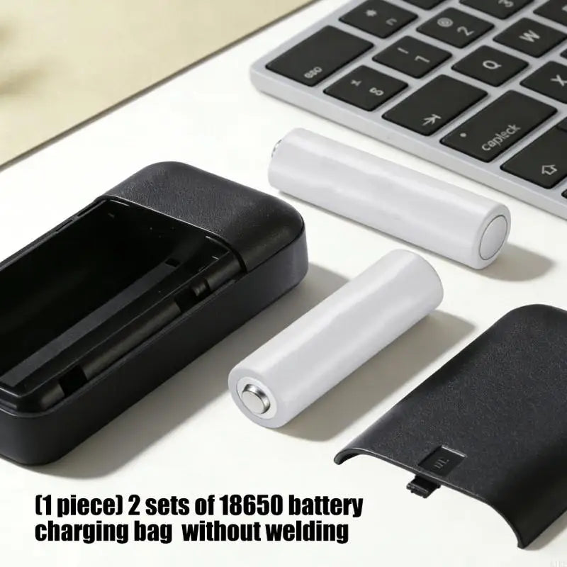 DIY Powerbank Case for 2PCS 18650 Batteries Box Plastic Housing with Secure Lock Shell for Easy Battery Replacement K1KF Quake