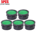 50/5PCS Faucet Filter Aerator Flow Restrictor Replacement Parts Insert Sink Basin Tap Filter Anti-splash Head Faucet Accessories Quake 5PCS