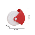 Kitchen Pizza Pastry Lattice Cutter Pastry Pie Decor Cutter Plastic Wheel Roller for Pizza Pastry Pie Crust Baking Cutter Tools Quake Photo Color