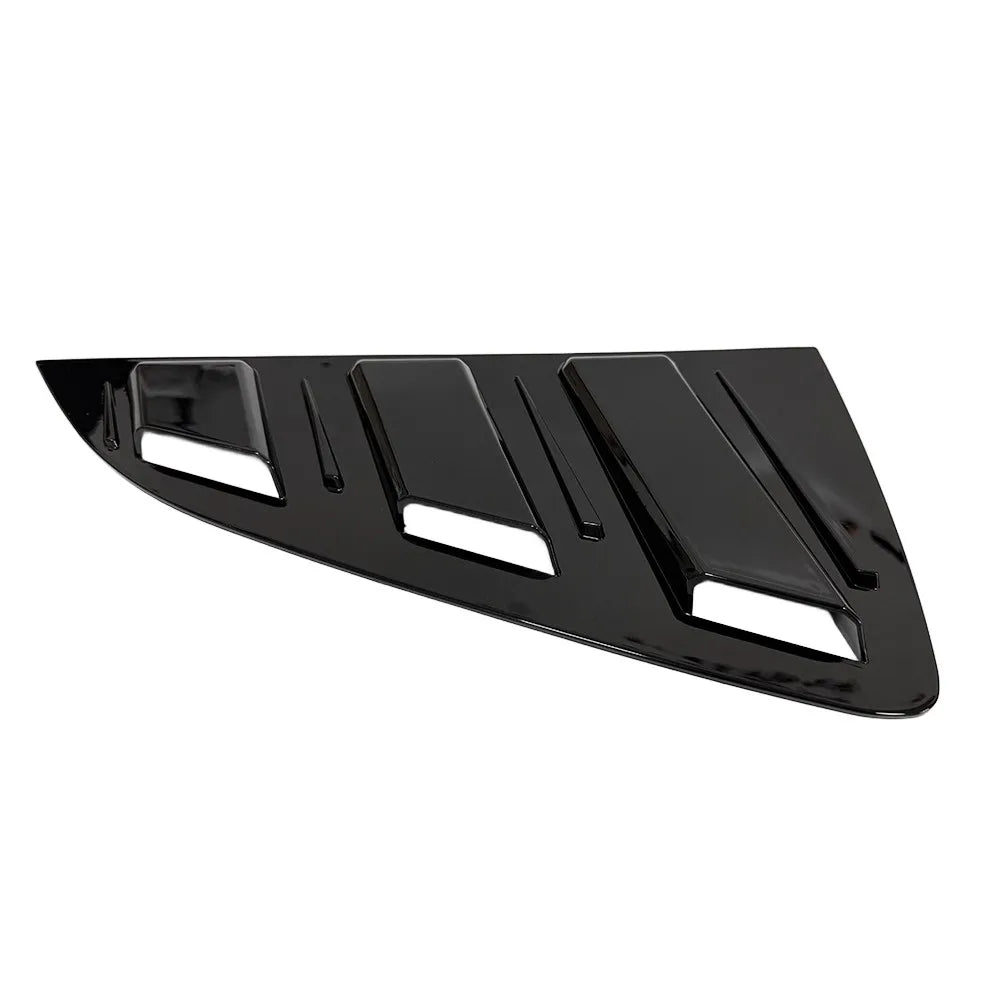 For Volkswagen VW Polo MK5 6R 6C 2011-2017 Car Rear Louver Window Side Shutter Cover Trim Sticker Vent Scoop ABS Carbon Fiber Quake
