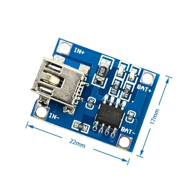 Mini Micro Type-c USB 5V 1A 18650 TP4056 Lithium Battery Charger Module Charging Board With Protection Dual Functions 1A Li-ion Quake TP4056 USB