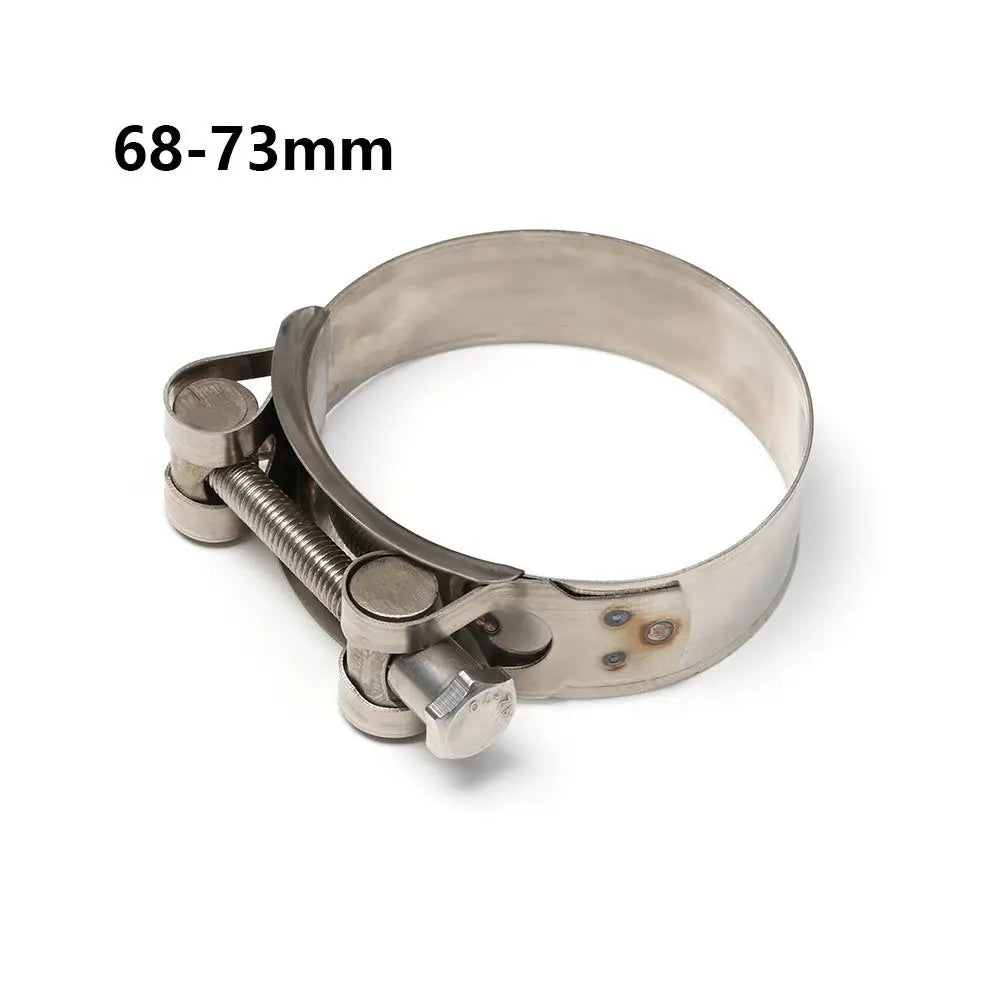 Stainless steel strengthens the clamp hose clamp Circular air water pipe Fuel hose clips of water pipe fasteners clamps Quake 68-73mm