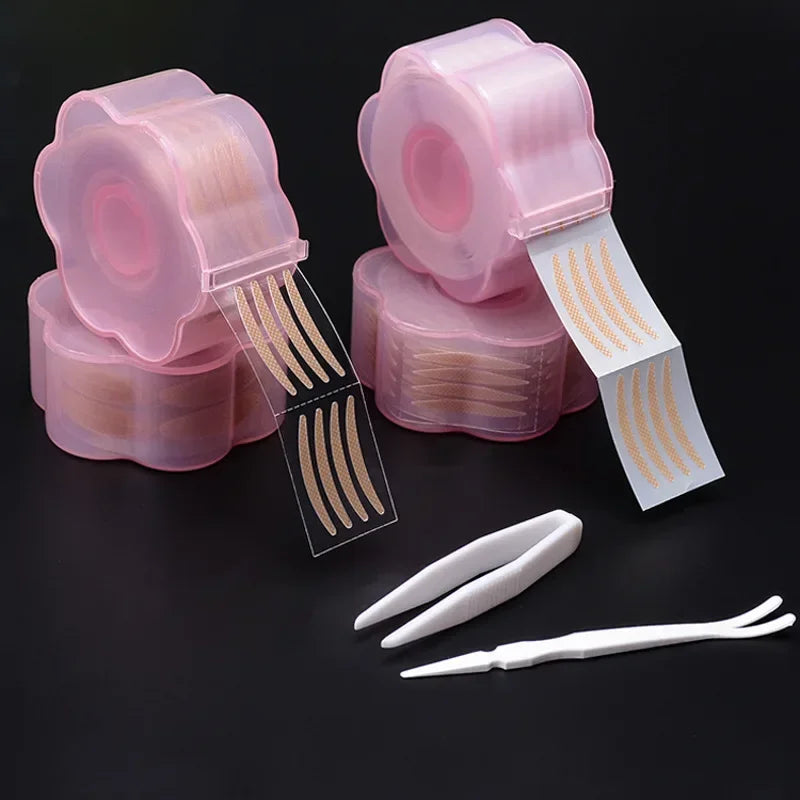 New 600Pcs Magic Big Eyes Self-adhesive Eyelid Sticker Eyelid Lift Strips Invisible Double Fold Eyelid Paste Instant Upper Clear Quake