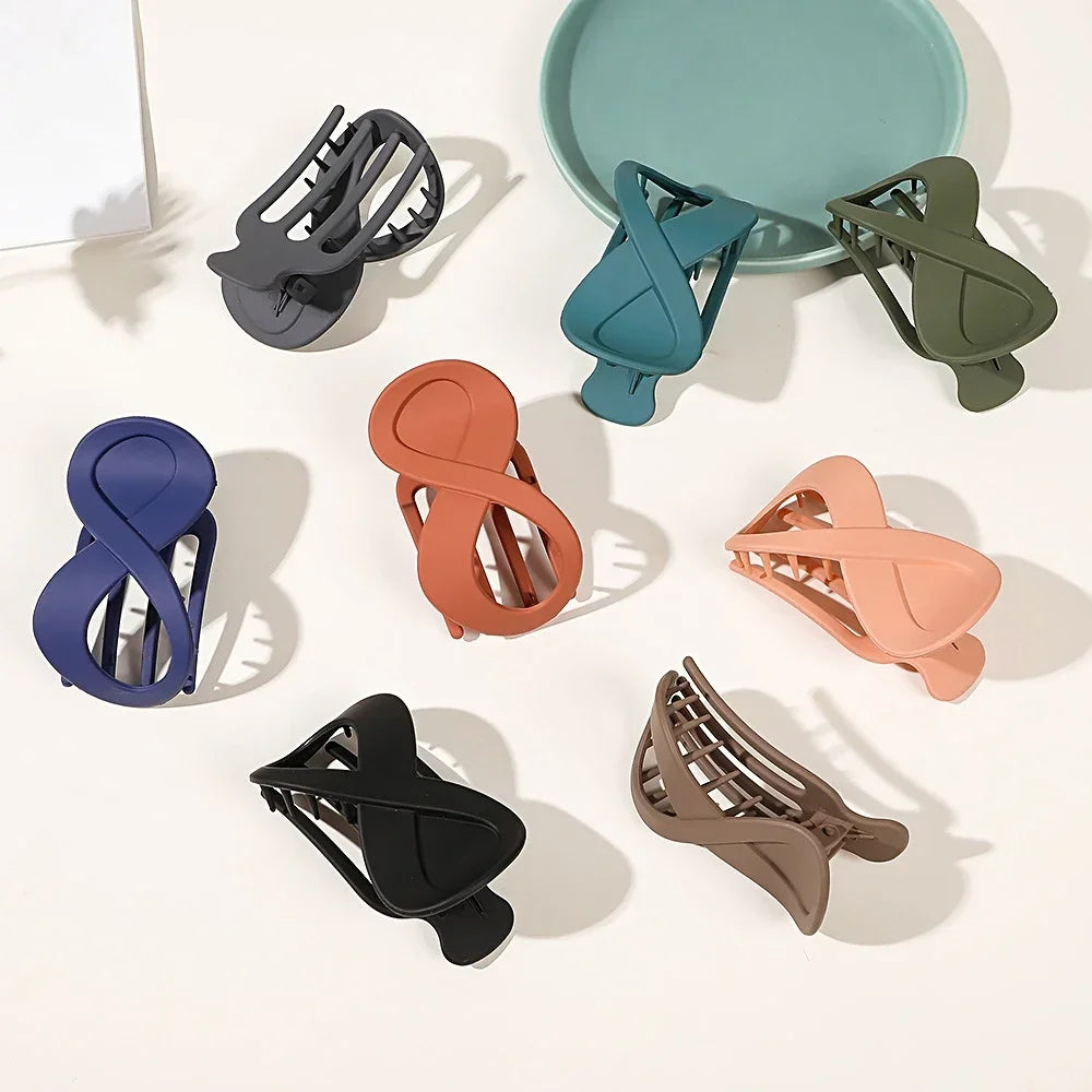 Women Large Hair Clip Seamless Plastic Frosted Duckbill Claw Women Girls Simple Hair Clip Hairpin Styling Tools Hair Accessories Quake