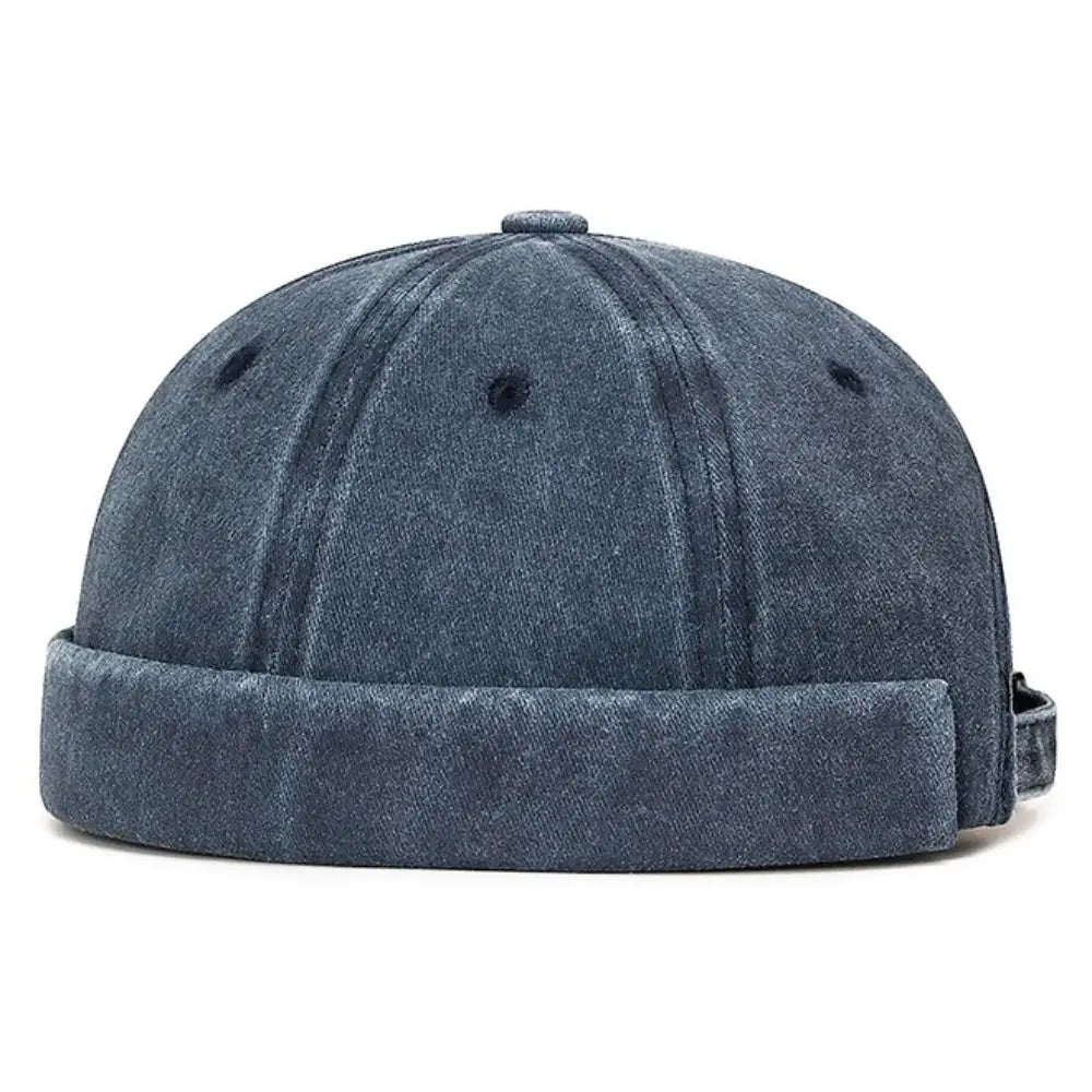 Fashion Hip Hop Beanies Hats Brimless Cotton Hip Hop Hats Solid Color Adjustable Street Hat Men Quake