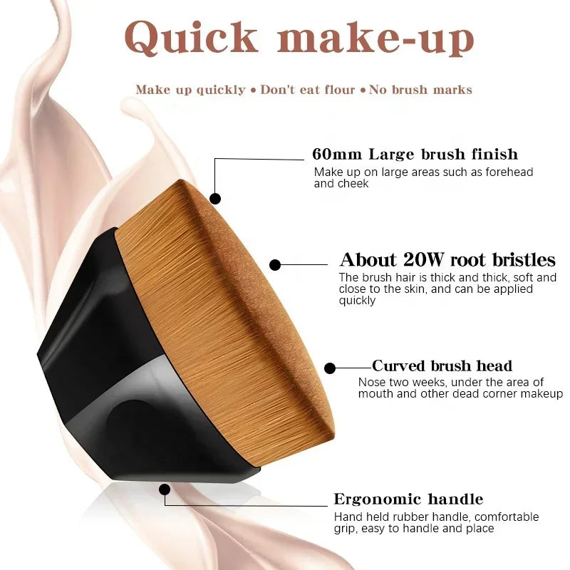 Make up New Magic Makeup Brush Beauty Powder Face Blush Brushes Portable Professional Foundation Brush Large Cosmetics Soft Base Quake
