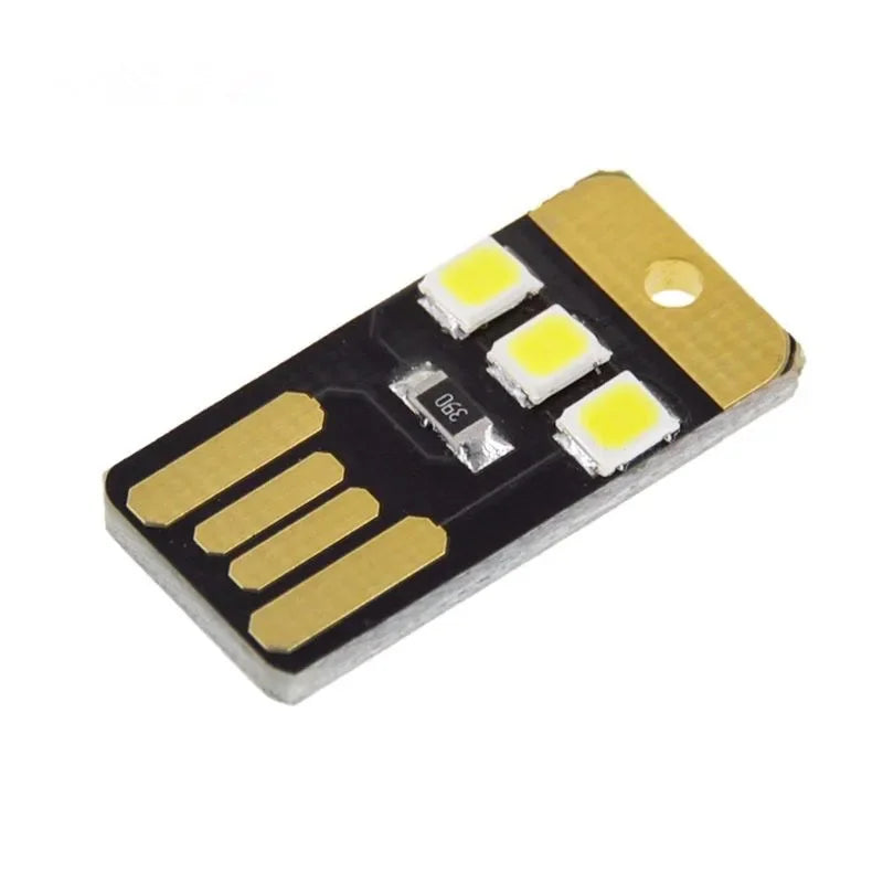 5pcs USB Keyboard Mini Super Bright Light Notebook Computer Mobile Power Supply Chip LED Nightlight Quake