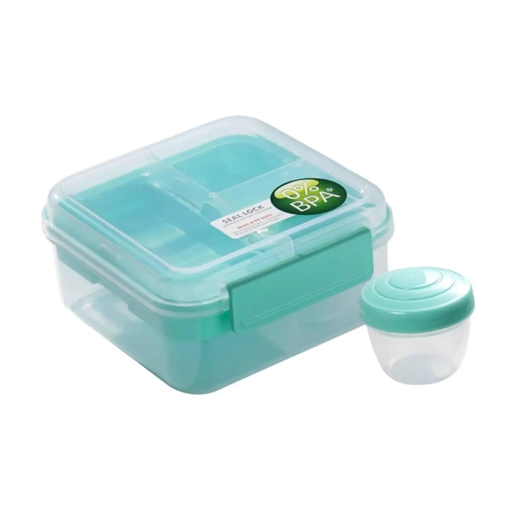 Bento Box Portable Rectangle Meal Prep Containers for School Quake