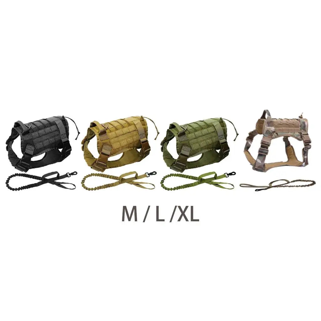 Pet Detachable Dog Harness Service Dogs for Breeds Hunting Running Quake