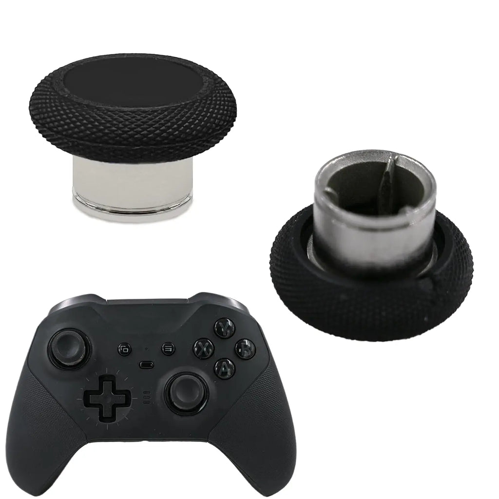 2x Low Sticks Thumbstick Replacement for Xbox Elite Wireless Controller Series Gen 2 1797 Standard Height Sticks Quake black