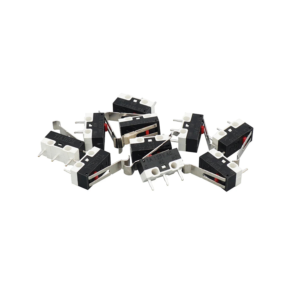 10pcs/Lot Limit Switch 3D Printer Parts End Stop Micro for I3 Delta Kossel Makerbot Printer RAMPS 1.4 DIY Accessories Quake