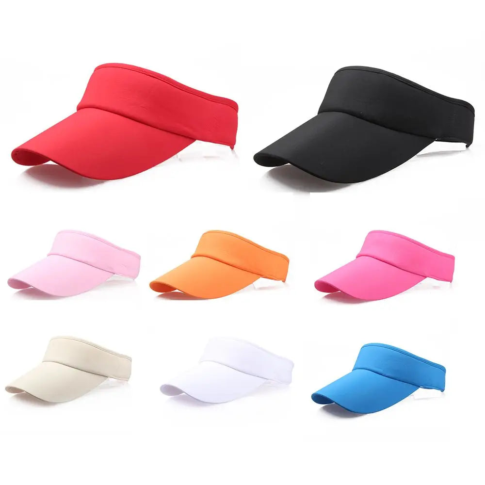 Women Tennis Golf Sun Visor Unisex Cap Hat Headband Quake