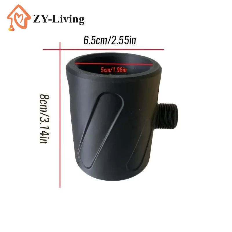 1pcs Upgraded Men's Shower Head, Universal Bathroom Heated Massager, Handheld Coarse Hole Design, Durable And Easy To Install Quake