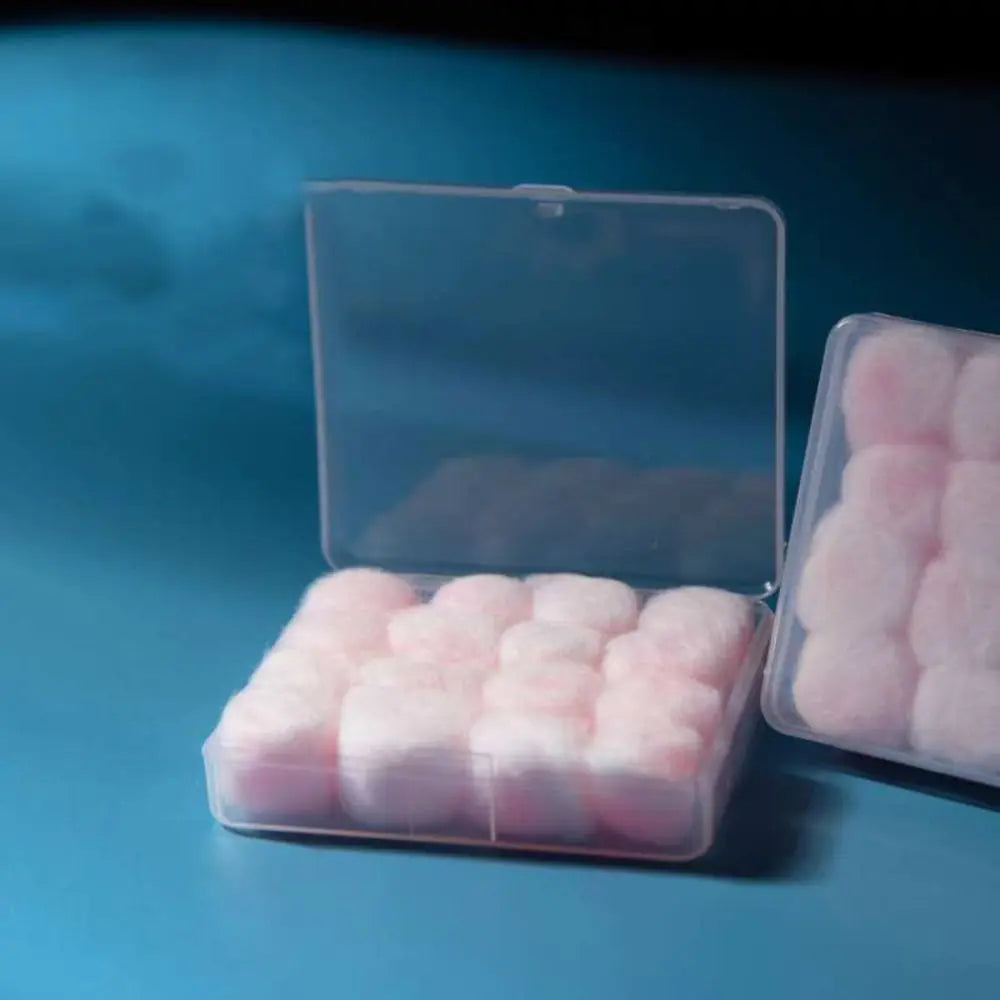 2/4/6/12/20PCS Soft Wax Cotton Earplugs Kneadable Pink Ear Plugs Sleeping Snoring Sound Insulation Noise Reduction Ear Plug Quake 16pcs