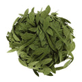 Fabric Leaves Green Artificial Foliage Garland for Wedding Decoration Door Crown Crafts Home Decor Quake Default Title