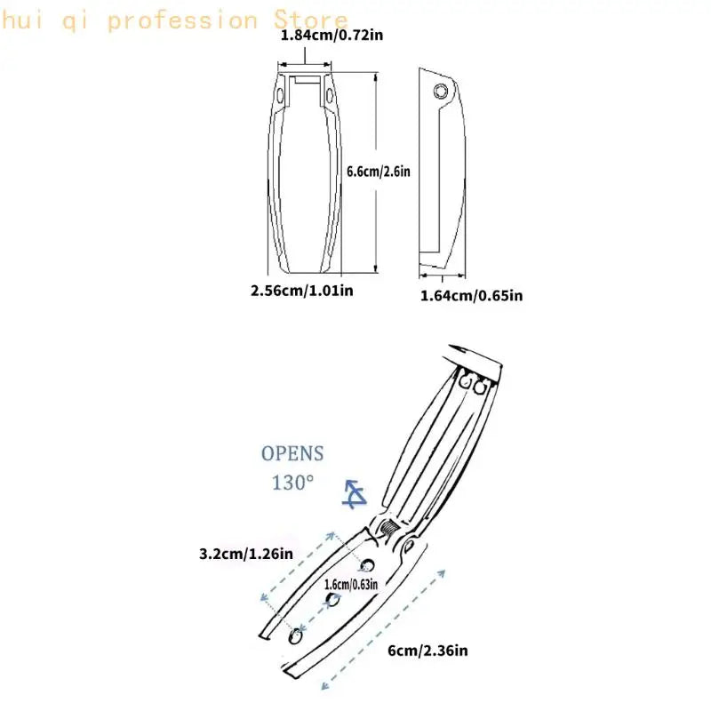 Baggage Door Retainer 6 Pack, ABS Spring Hardware for Trailer Storage Door Support in Loading and Service Use H8WE Quake