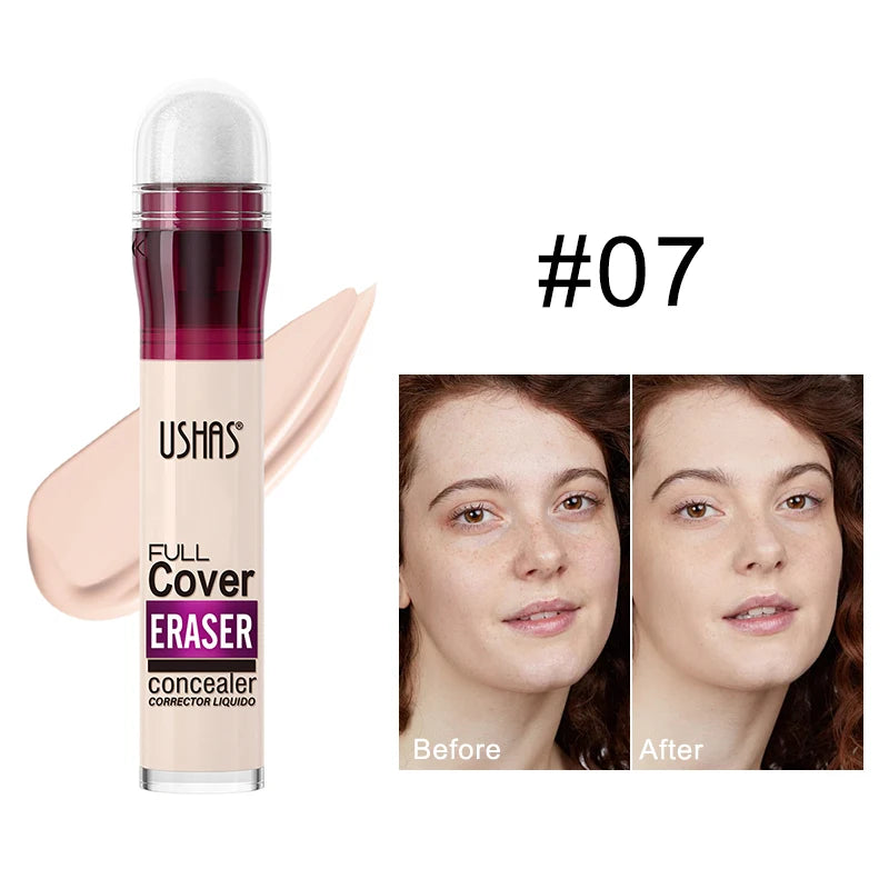 Sponge Head Concealer for Dark Circles, Tears, Freckles, Acne, Dark Circles, Pigmentation and Blemishes, Creating Natural Skin Quake 07