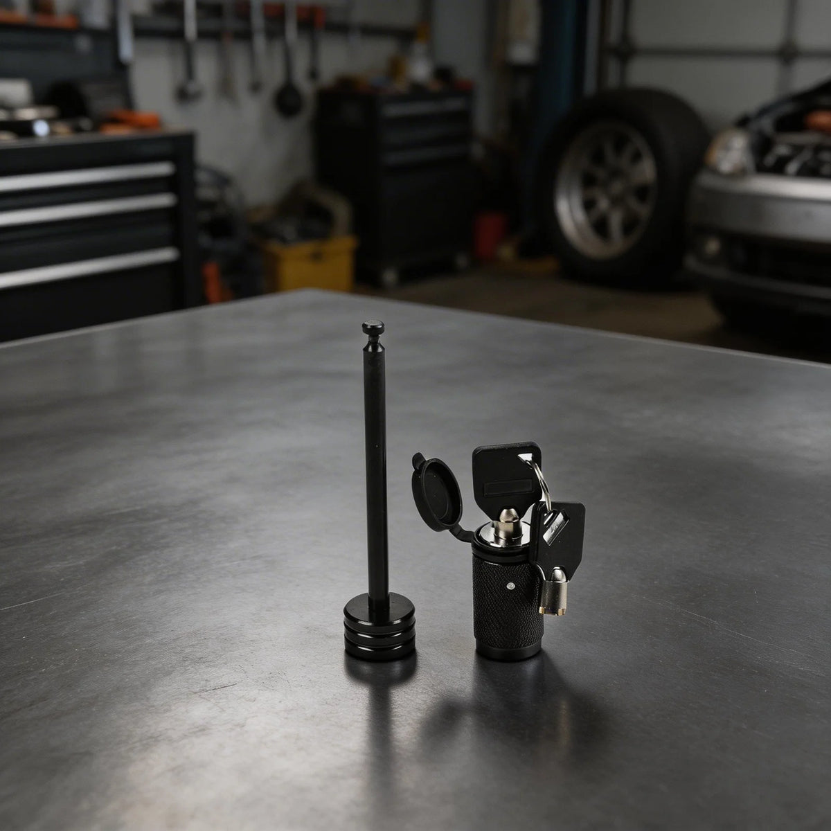 Secure Trailer Locking Mechanism Trailer Latch Lock Black Trailer Lock Pin Secure Locking Mechanism Compact Design Quake