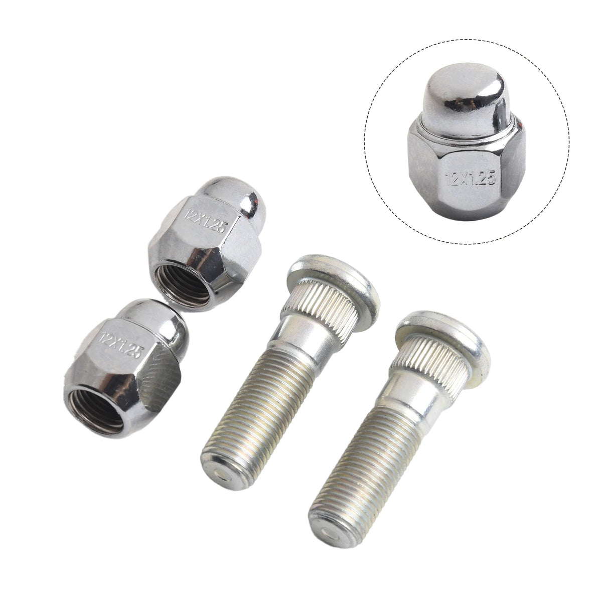 Reliable Wheel Hub Bolt for stud & Nut SET for Forester 20092019 Fitment Ascent 2019 for brz 2013 2019 2005 2019 and more Quake