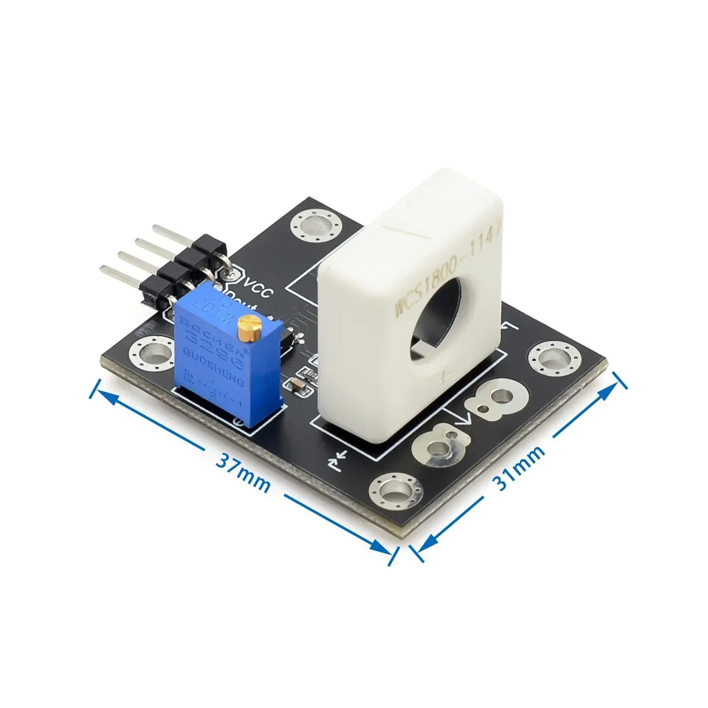 Wcs1700/1800/1600 Hall current sensor adjustable 35A/70A short-circuit overcurrent protection module Quake