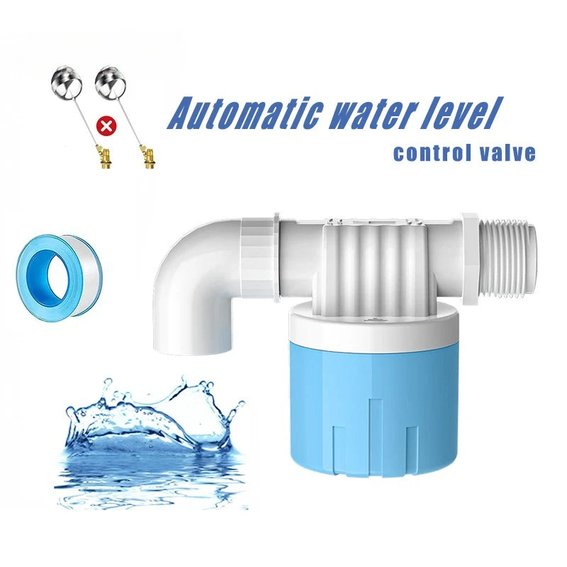 1/2 Inch 3/4 inchPlastic float ball valve - automatic water stop level controller, water tank/tower switch ball valve. Quake Model C 1 I 2