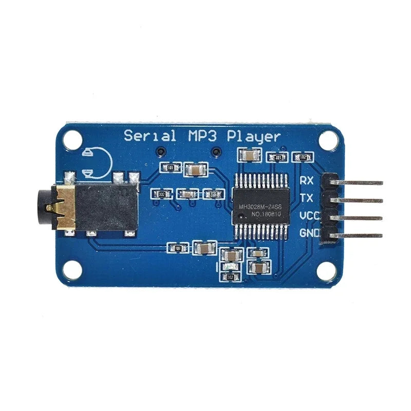 Music Player Module YX5300 UART TTL Serial Control MP3 Support MP3 / WAV Micro SD /SDHC Card For Arduino/AVR/ARM/PIC 3.2-5.2V DC Quake