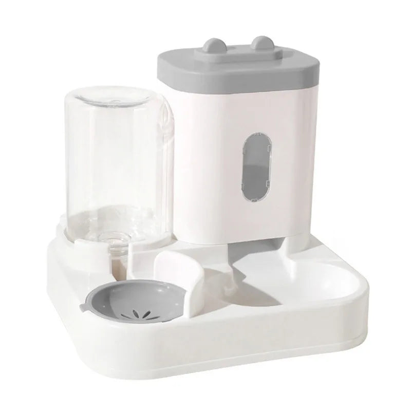 Cat Water Dispenser, Cat Food Automatic Feeder, Integrated Water Dispenser, Cat Drinking Water Flow Circulating Water Dispenser Quake