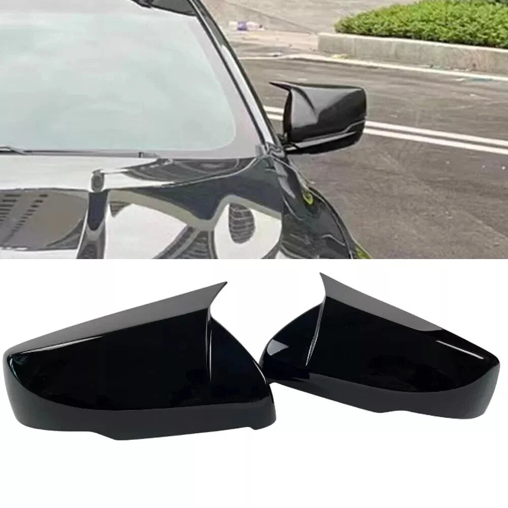 For US Cadillac CT5 CT6 2020-2024 Car Sticker Rearview Side Mirror Cover Wing Cap Exterior Door Rear View Case Trim Carbon Fiber Quake