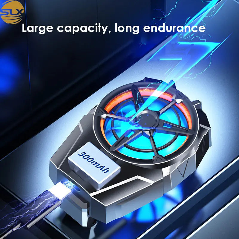 300Mah rechargeable mobile phone air cooler X52 Mobile phone cooling fan Mobile phone radiator back clip for iPhone Samsung Quake