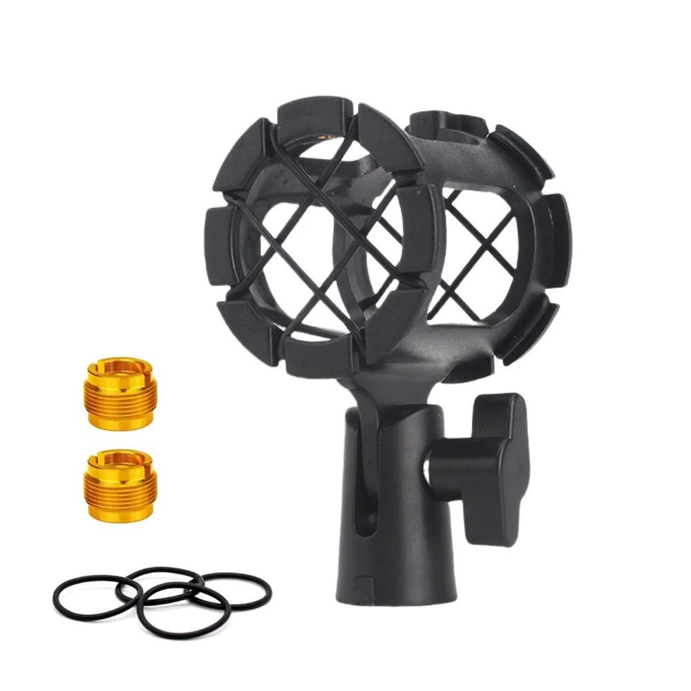 Microphone Shock Mount Microphone Shock Stand Anti Vibration Mic Holder Clamp Universal For Condenser Microphone Quake