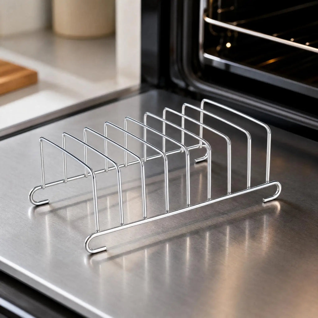Toaster Rack Stainless Steel Bread Slices Holder Open Wire Design Kitchen Baking Rack for Air Fryer Toaster Oven Cooking Quake ToastRack201