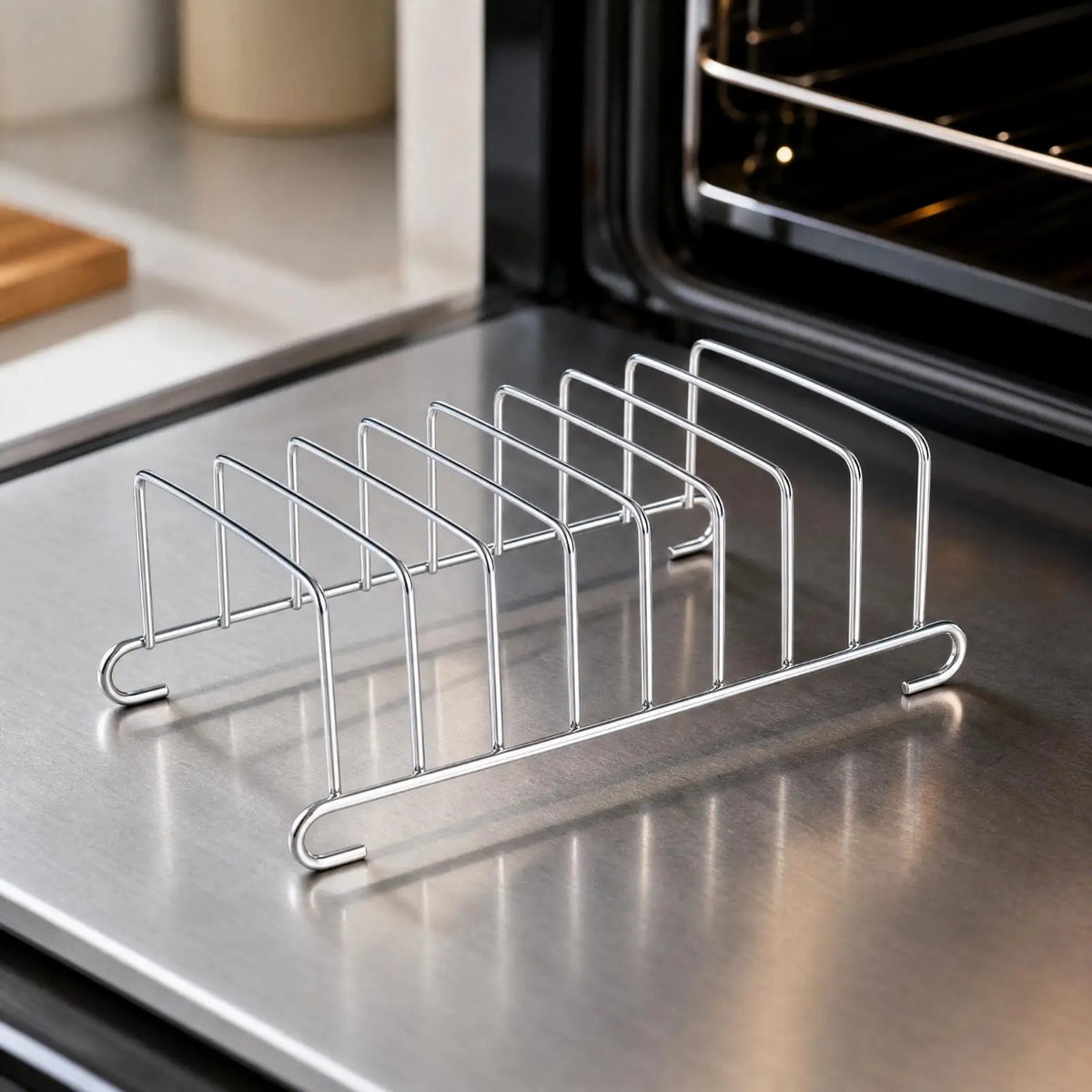 Toaster Rack Stainless Steel Bread Slices Holder Open Wire Design Kitchen Baking Rack for Air Fryer Toaster Oven Cooking Quake ToastRack201