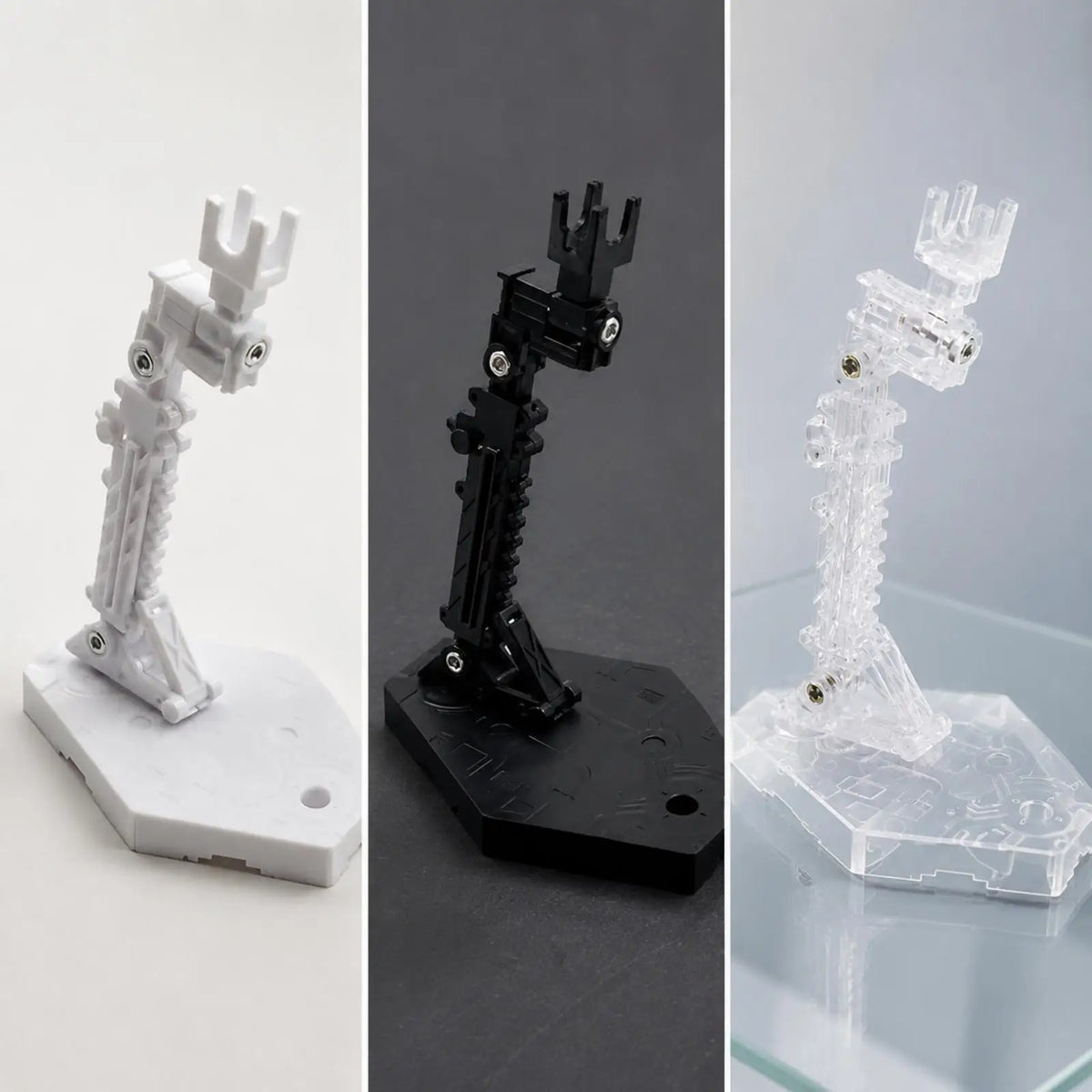 Action Figure Stand with Screwdriver Adjustable Jointed Display Holder for Model Figures Hobby Workspace Photography Quake