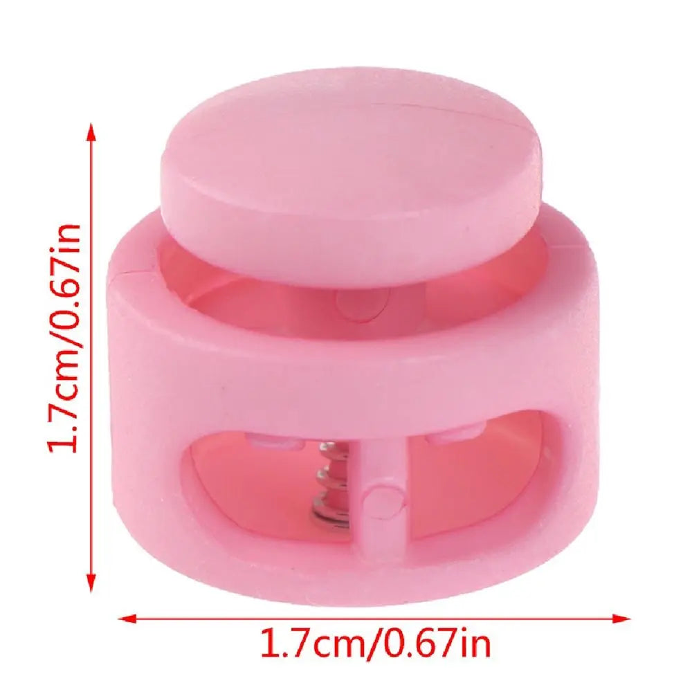 10Pcs Paracord Lanyard Spring Cord Lock Stopper Backpack Sportswear Shoelace Bag Parts Accessories Rope Clamp DIY Shoelace Quake
