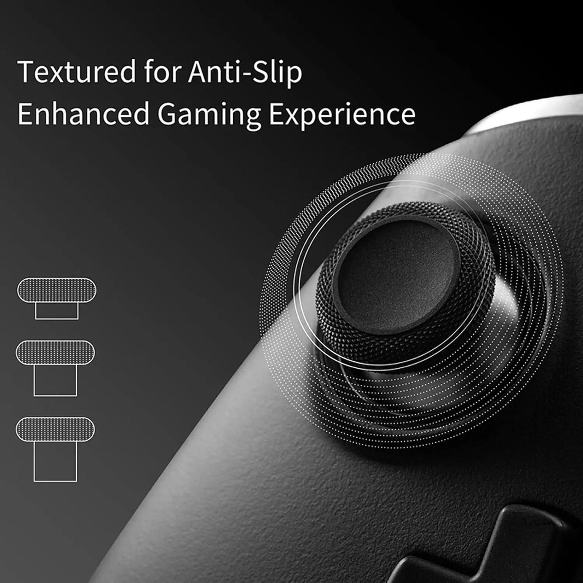 NS34 3 Pair of Joystick Replacement Magnetic Analog Thumbstick Swap Set Stick Cap for Kingkong 2 Quake