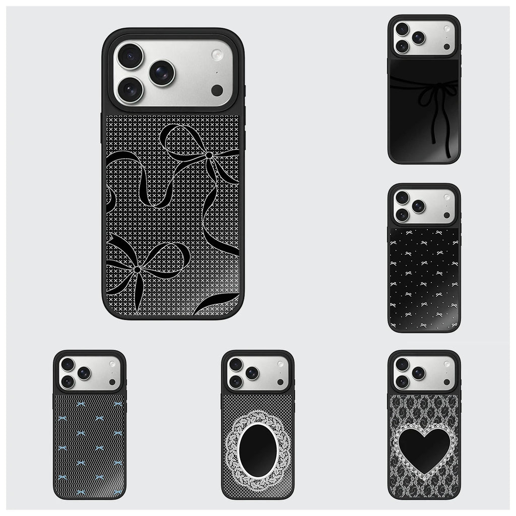6082517 Mirror Surface Magnetic Phone Case Cover for IPhone 13 14 15 16 17 18 Pro Max Case Quake