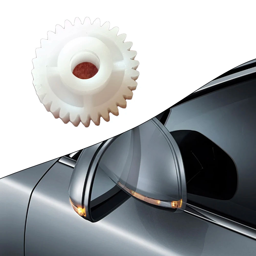 For Hyundai Santafe 30T Car Electric Side View Mirror Motor Gear White Color Plastic Material Easy Installation Quake